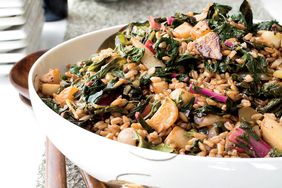 Farro Salad with Turnips and Greens