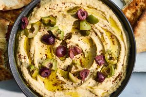 5-Minute Hummus with Quick Tahini Sauce