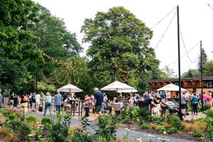 The Beer Garden at Longwood Gardens