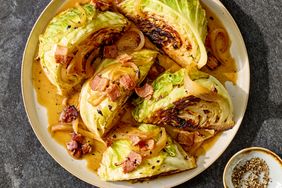 Apple Cider-Braised Cabbage