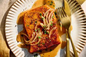 Butternut Squash Steaks au Poivre