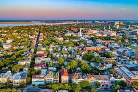 Rainbow Row in Charleston, South Carolina