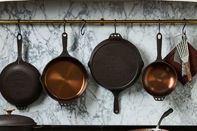 Places to buy cookware from smithey hanging in a kitchen
