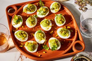 Green Curry Deviled Eggs