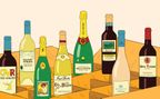 illustration of a case of wine