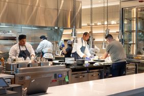 Visitors enjoy lunch in Tafari's Kitchen at The Obama Presidential Center Museum in Chicago, IL, on May 12, 2026.
