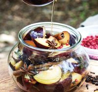 Salty-Sweet Spiced Pickled Plums Recipe