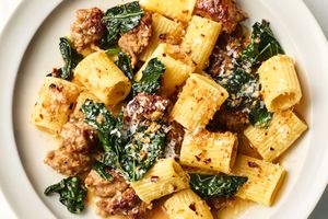 Rigatoni with Kale and Sausage