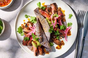 Skirt Steak with Salsa Macha